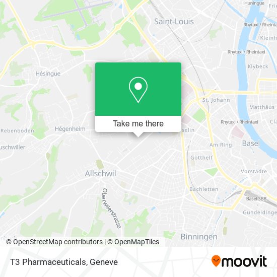 T3 Pharmaceuticals map