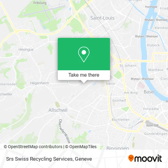 Srs Swiss Recycling Services map