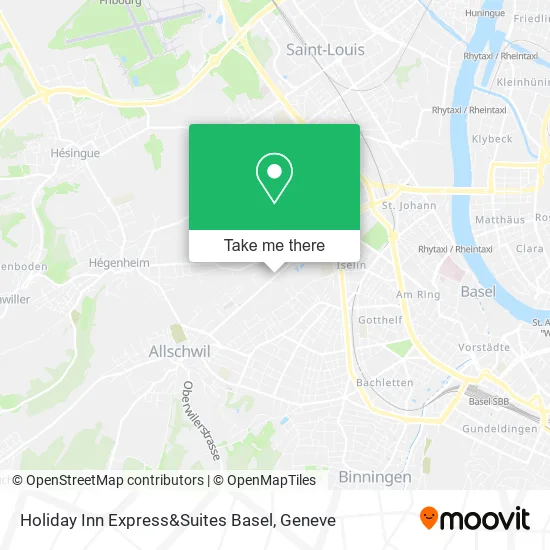 Holiday Inn Express&Suites Basel map