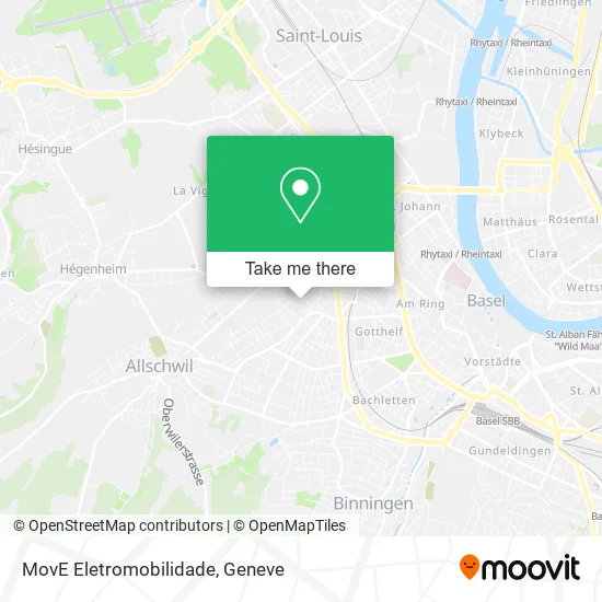 MovE Eletromobilidade map