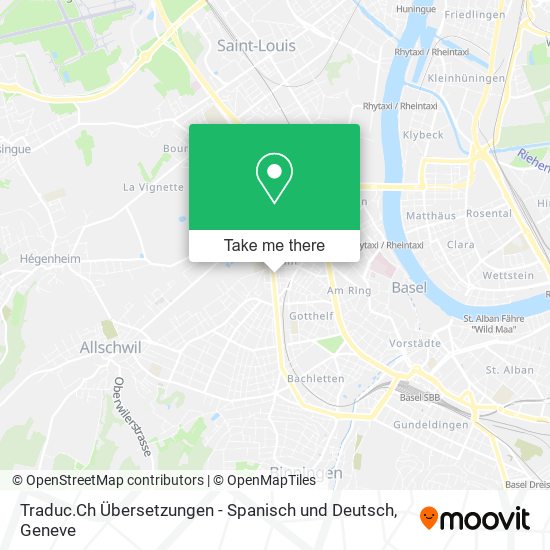 Traduc.Ch Übersetzungen - Spanisch und Deutsch map