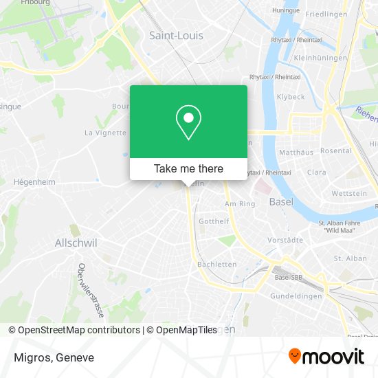 Migros map