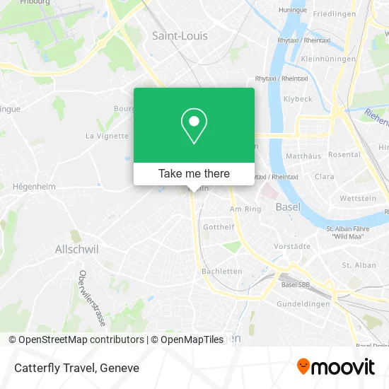 Catterfly Travel map