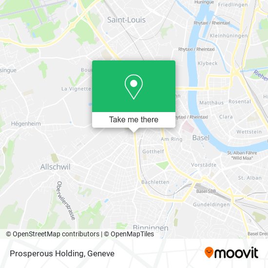 Prosperous Holding map