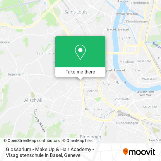 Glossarium - Make Up & Hair Academy - Visagistenschule in Basel map