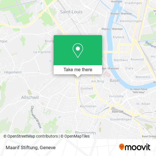 Maarif Stiftung map