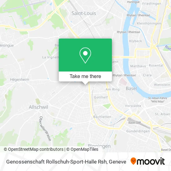Genossenschaft Rollschuh-Sport-Halle Rsh map