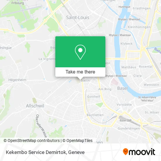 Kekembo Service Demirtok map