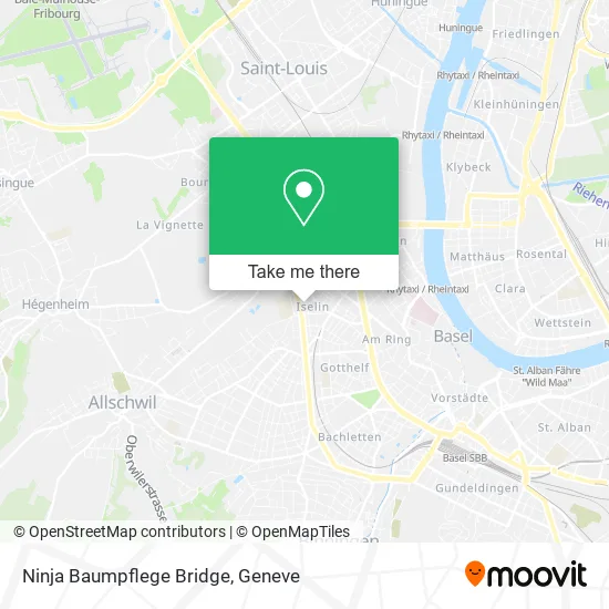 Ninja Baumpflege Bridge map