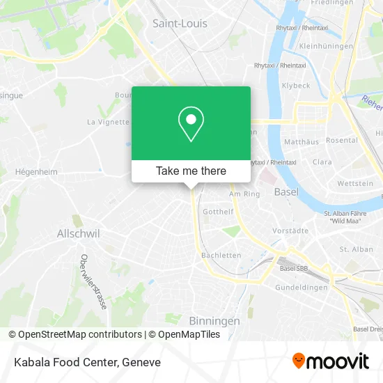 Kabala Food Center map