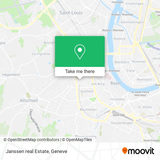 Janssen real Estate map