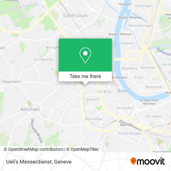 Ueli's Messerdienst map