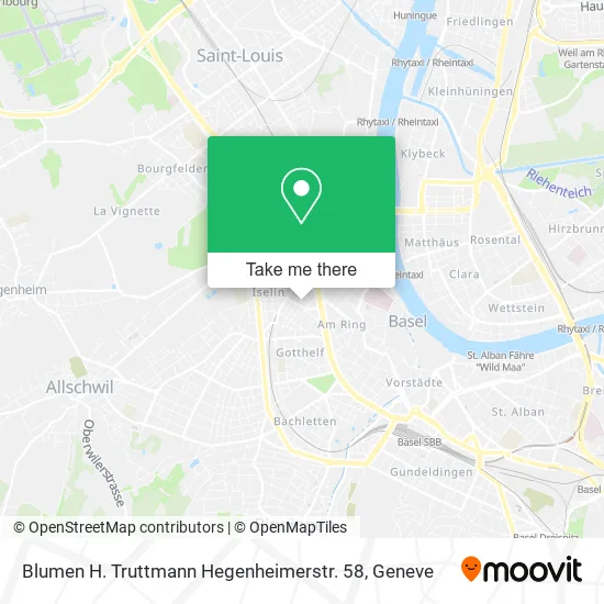 Blumen H. Truttmann Hegenheimerstr. 58 map