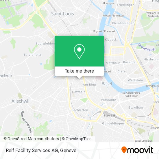 Reif Facility Services AG map