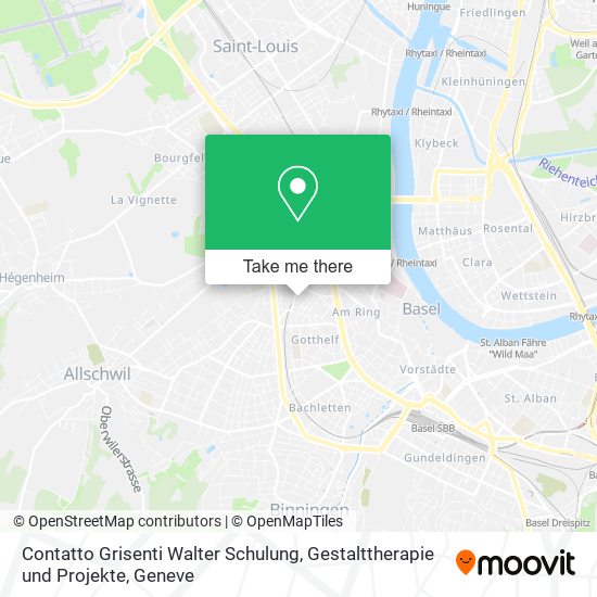 Contatto Grisenti Walter Schulung, Gestalttherapie und Projekte map