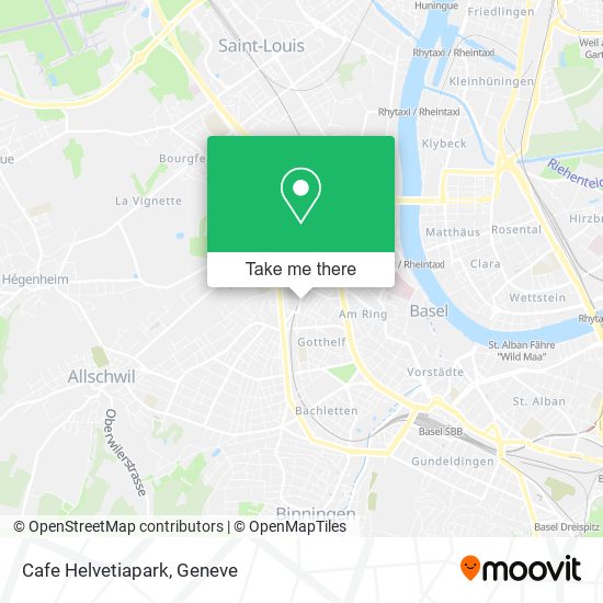 Cafe Helvetiapark map