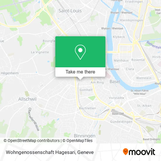 Wohngenossenschaft Hagesari map