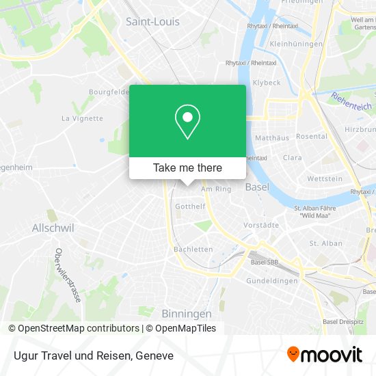 Ugur Travel und Reisen map