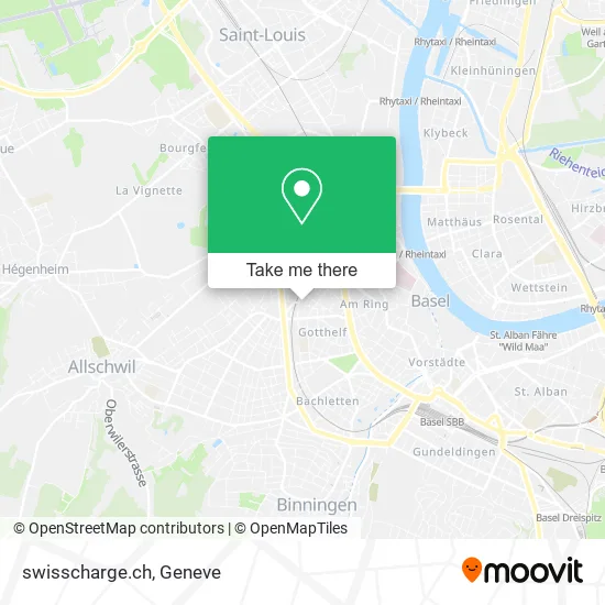 swisscharge.ch map