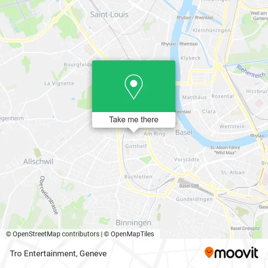 Tro Entertainment map