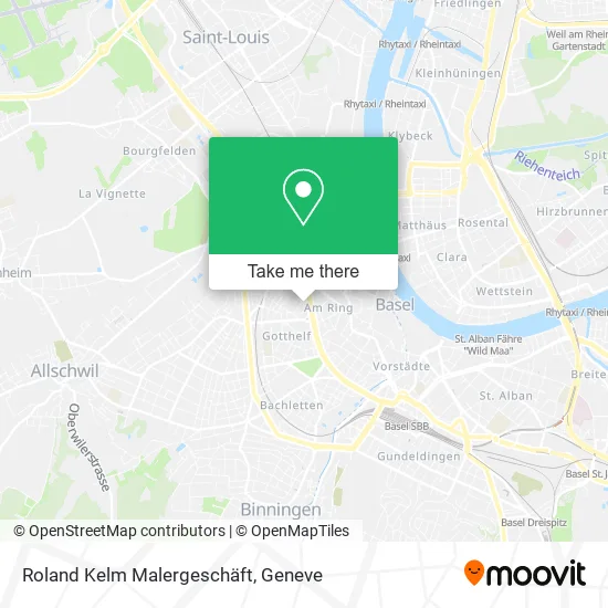 Roland Kelm Malergeschäft map