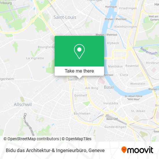 Bidu das Architektur-& Ingenieurbüro map