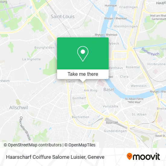 Haarscharf Coiffure Salome Luisier map