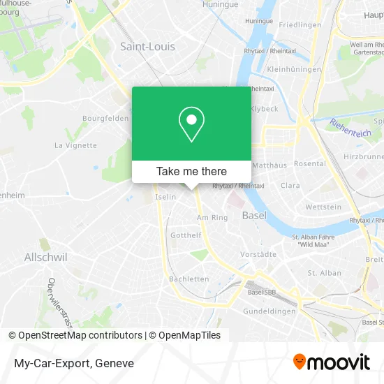 My-Car-Export map