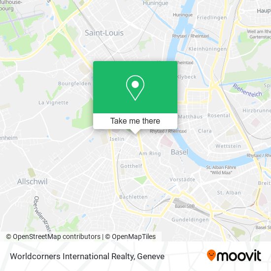 Worldcorners International Realty map