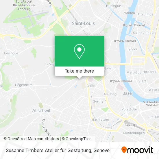 Susanne Timbers Atelier für Gestaltung map