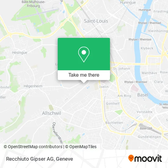 Recchiuto Gipser AG map