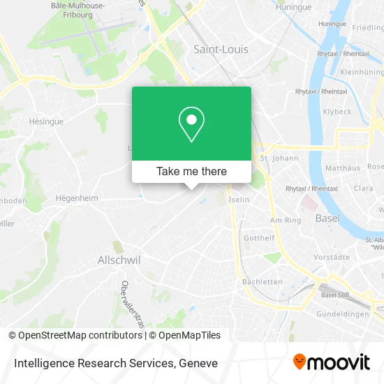 Intelligence Research Services map