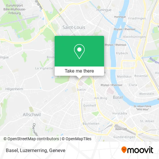 Basel, Luzernerring map