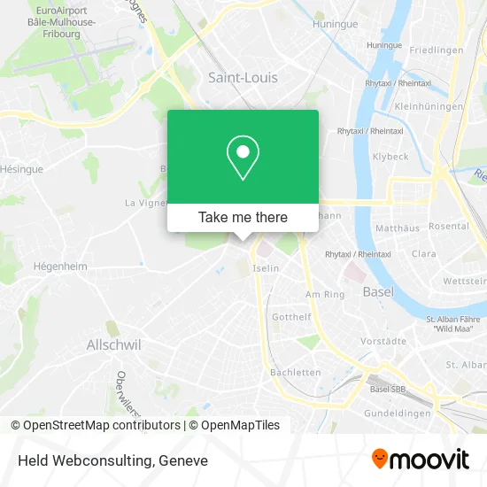 Held Webconsulting map