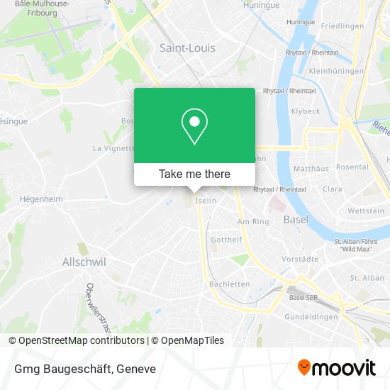 Gmg Baugeschäft map