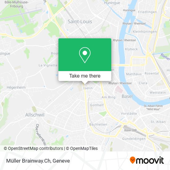 Müller Brainway.Ch map
