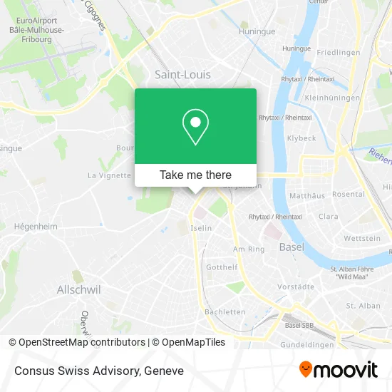 Consus Swiss Advisory map