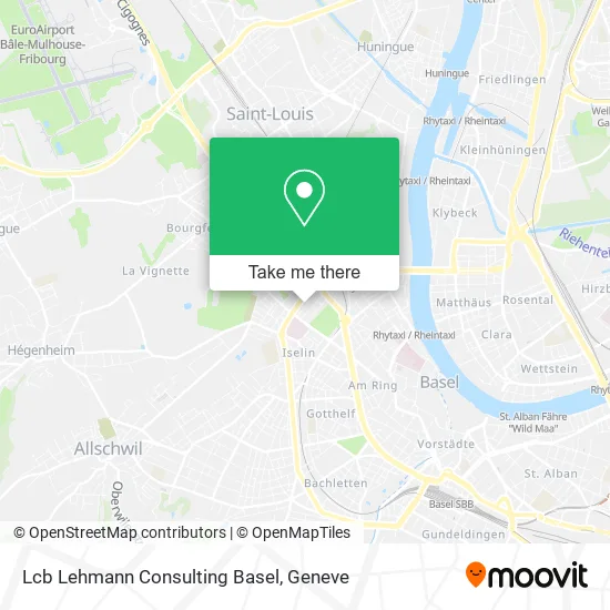 Lcb Lehmann Consulting Basel map