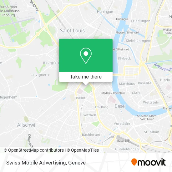 Swiss Mobile Advertising map