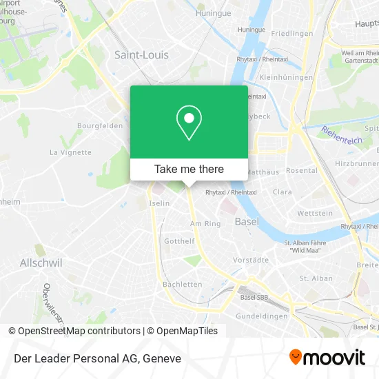 Der Leader Personal AG map