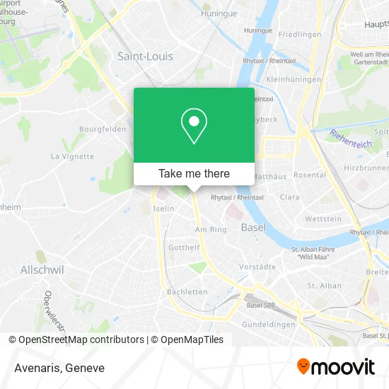Avenaris map