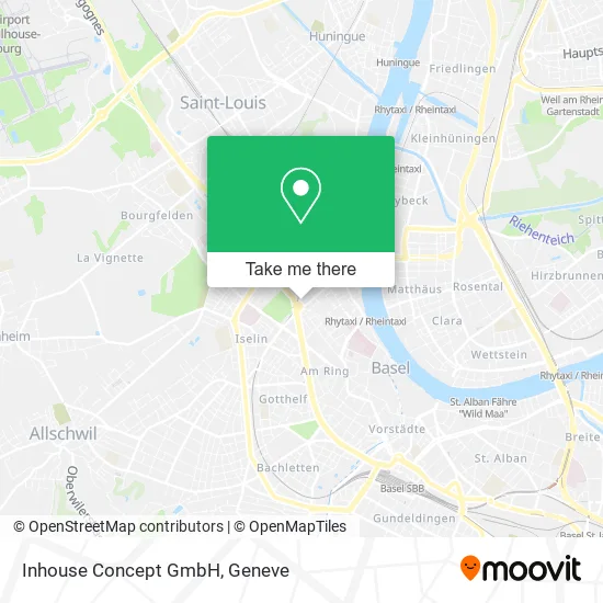 Inhouse Concept GmbH map