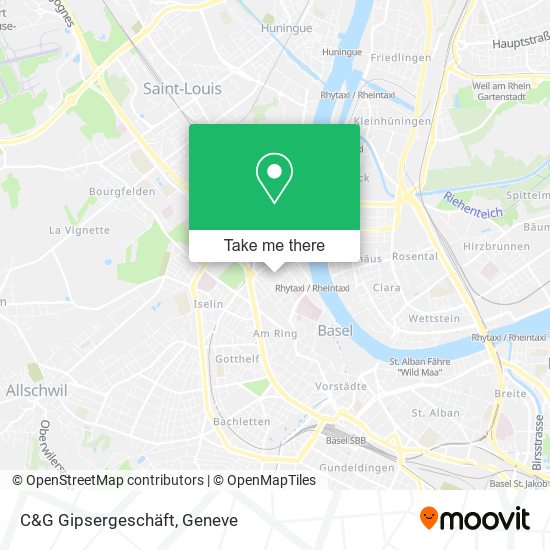C&G Gipsergeschäft map