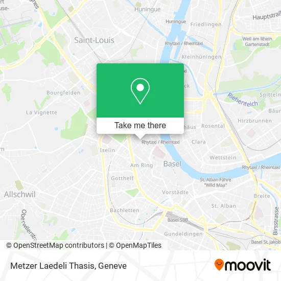 Metzer Laedeli Thasis map