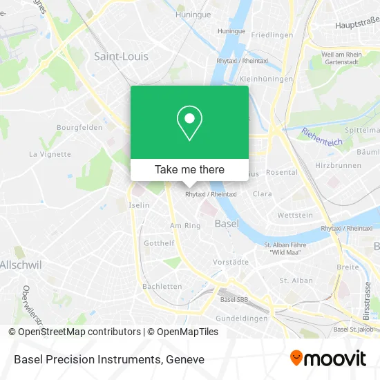 Basel Precision Instruments map