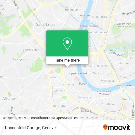 Kannenfeld Garage map