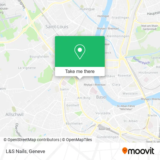 L&S Nails map