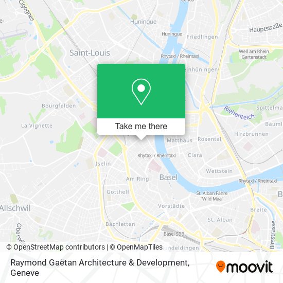 Raymond Gaëtan Architecture & Development map