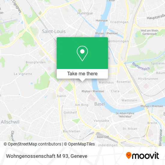 Wohngenossenschaft M 93 map