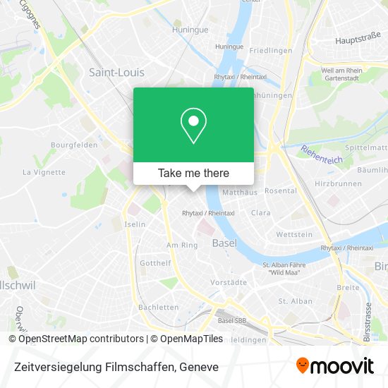 Zeitversiegelung Filmschaffen map